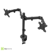 Soporte Brazo Klip Xtreme para 2 monitores KPM-310