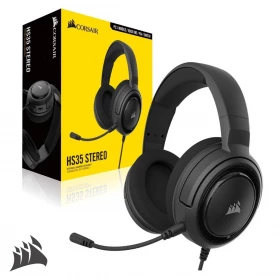 Audífonos Corsair HS35 Gaming Stereo Wired Carbon