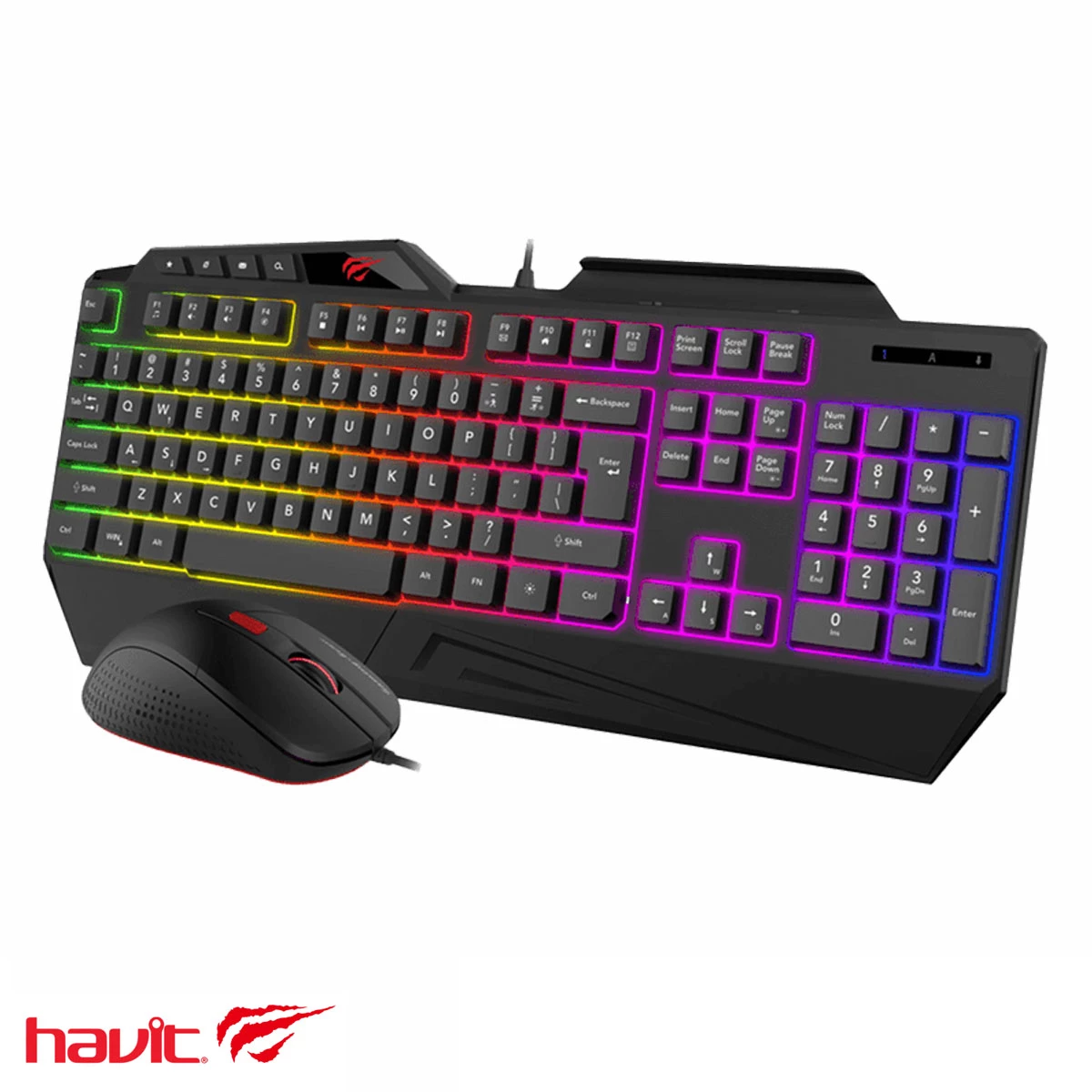 Teclado gamer con mouse gamer sales