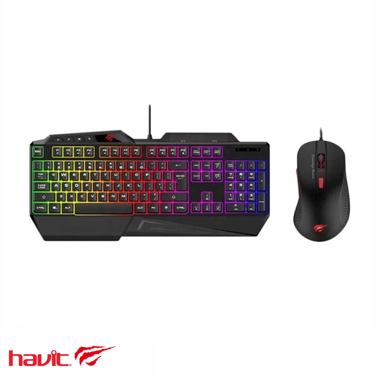 Combo de teclado y mouse Gamer Havit KB852CM USB Espa ol Quito