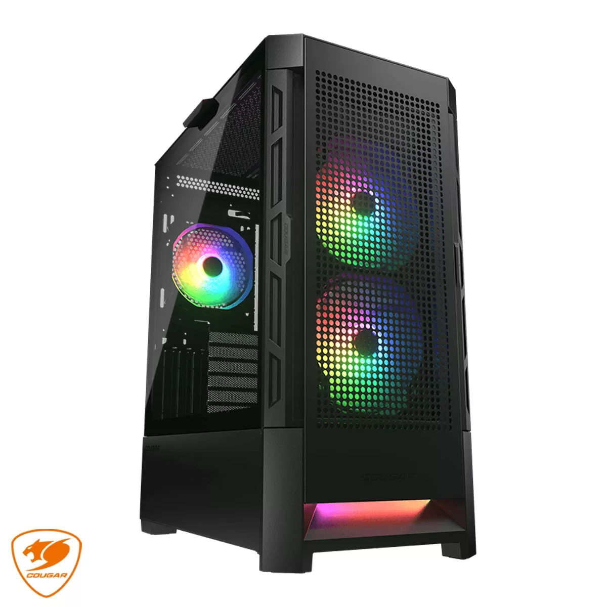 Case Cougar AIRFACE ATX Vidrio templado RGB Negro