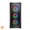 Case Cougar ARCHON 2 MESH-ATX Vidrio templado RGB Negro Case Cougar ARCHON 2 MESH-ATX Vidrio templado RGB Negro / 3 ventiladores