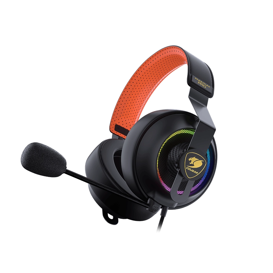 Audífonos con micrófono Cougar Phontum PRO Prix RGB USB