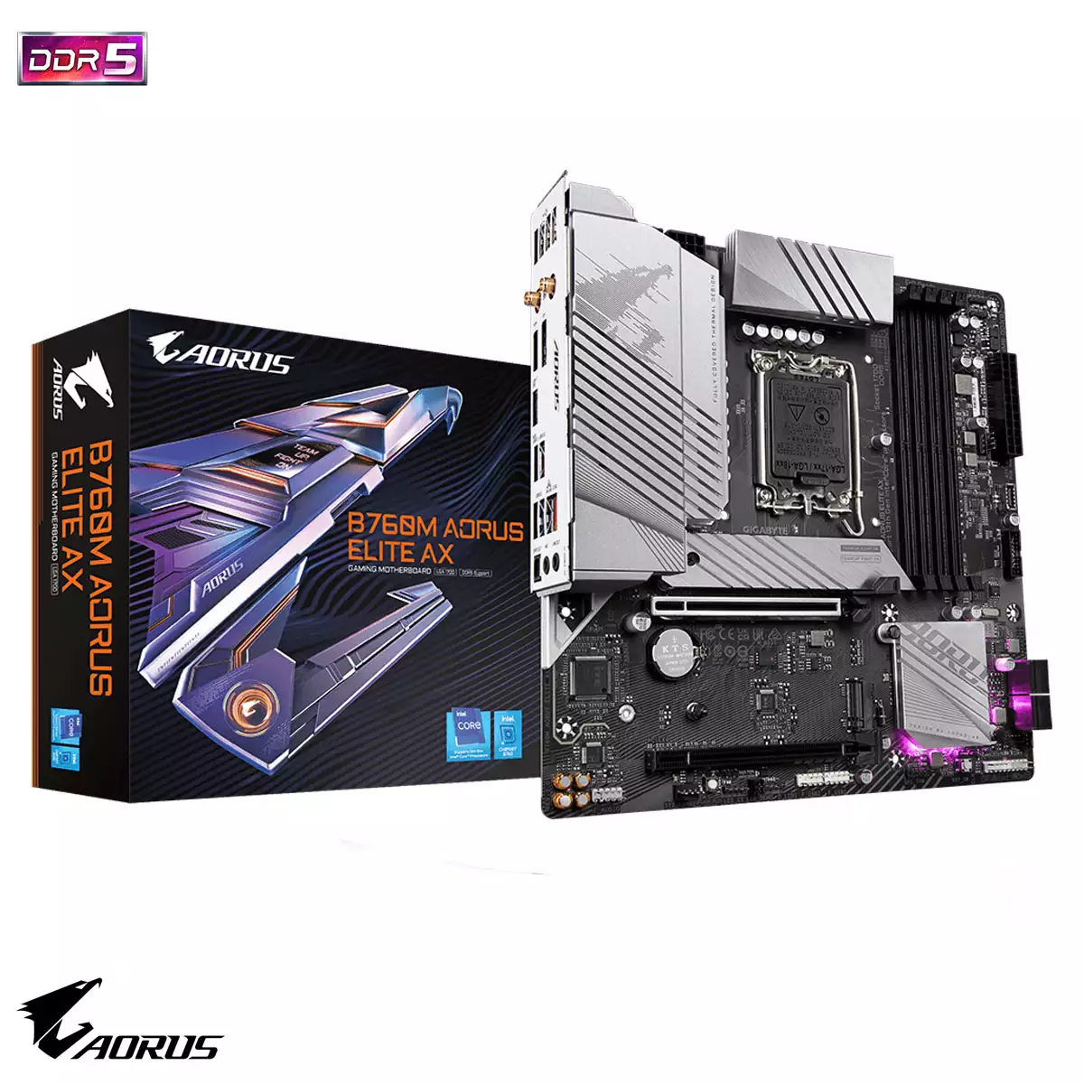 Mainboard Gigabyte Aorus Elite B760M-AX LGA1700 DDR5 Wifi