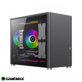 Case Gamemax Spark Black / mATX / Vidrio templado