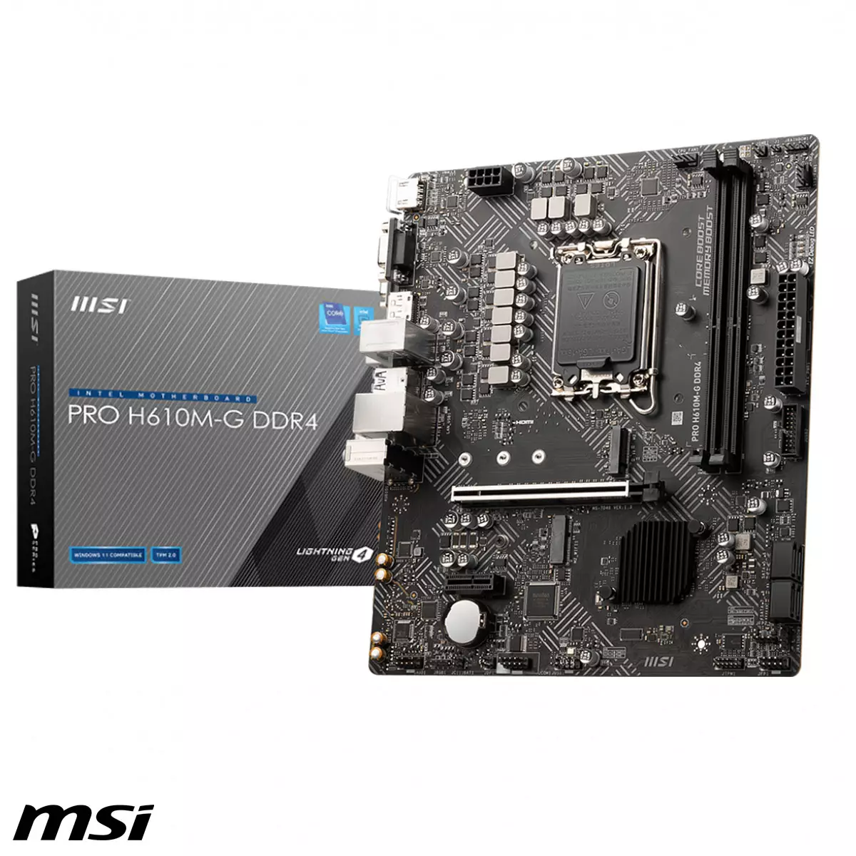 Mainboard MSI Pro H610M-G D4 LGA1700 DDR4 12va, 13va