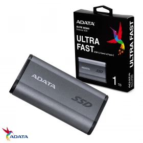 Disco duro SSD externo 1Tb ADATA SE880 USB 3.2  Gris