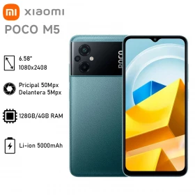 Teléfono Celular Xiaomi Poco M5 4GB / 128GB Green