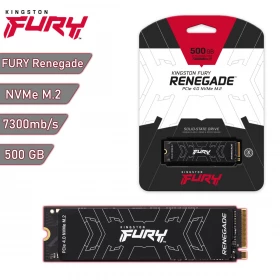 Disco sólido SSD M.2 NVMe Kingston SFYRS Renegade 500Gb Gen4 7300Mb/s
