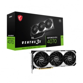 Tarjeta de Video RTX 4070 MSI Ventus 3X OC 12GB GDDR6X