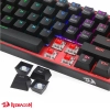 Teclado Gamer Inalambrico Redragon Fizz Pro K616 60% RGB / Negro / ESP