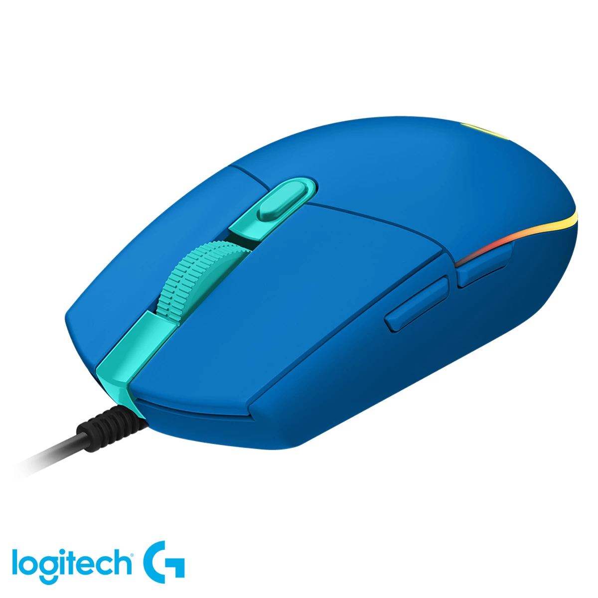 Mouse Logitech G203 Lightsync 8000 DPI Azul