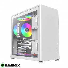 Case Gamemax Spark Pro Full White / Vidrio templado