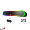 Parlante Genius soundbar 200bt luz rgb bluetooth 5.1 negro