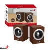Parlante Genius SP-HF280 6W control de volumen Usb Wood