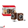 Parlante Genius SP-HF280 6W control de volumen Usb Wood