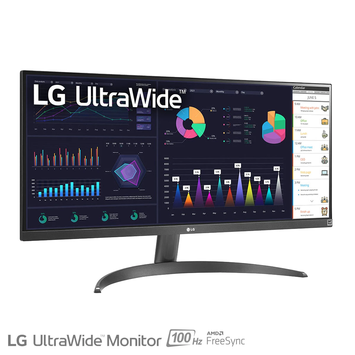 Monitor 29 LG 29WQ500 Ultrawide FullHD IPS 100Hz HDR10