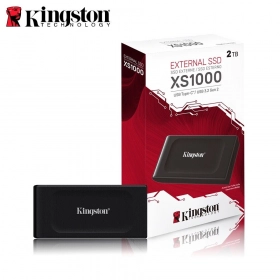 Disco duro SSD externo 2Tb Kingston XS1000 USB 3.2 Negro