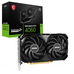 Tarjeta de Video RTX 4060 MSI Ventus 2X 8GB OC GDDR6