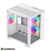 Case Gamemax Infinity Mini mATX Vidrio templado frontal y lateral. Blanco.