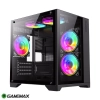 Case Gamemax Infinity Mini mATX Vidrio templado frontal y lateral. Negro.