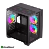 Case Gamemax Infinity Mini mATX Vidrio templado frontal y lateral. Negro.