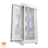 Case Cougar AIRFACE PRO ATX Vidrio templado RGB Blanco / 4 ventiladores