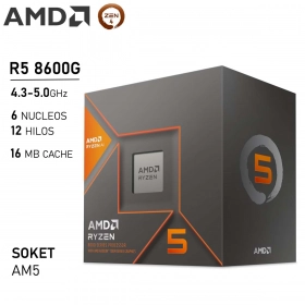Procesador AMD Ryzen 5 8600G 4.3GHz 6 Núcleos 12 Hilos AM5