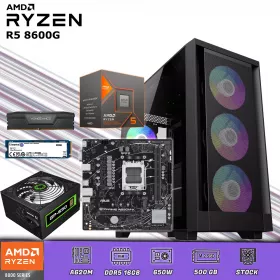 CPU Gamer Ryzen 5 8600G | 16GB DDR5 | SSD 500GB M.2