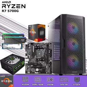 CPU Gamer Ryzen 7 5700G | 16GB DDR4 | 500 M.2