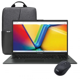 Laptop ASUS Vivobook Go Ryzen 5 7520U 16GB/512GB 15.6 Negro/Mochila