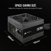 Fuente de poder 750W Corsair CX750 80+Bronce