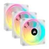 Ventiladores KIT 3 en 1 Corsair QX120 RGB ICUE LINK Blancos