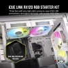 Ventiladores KIT 3 en 1 Corsair iCUE LINK RX120 RGB Blanco
