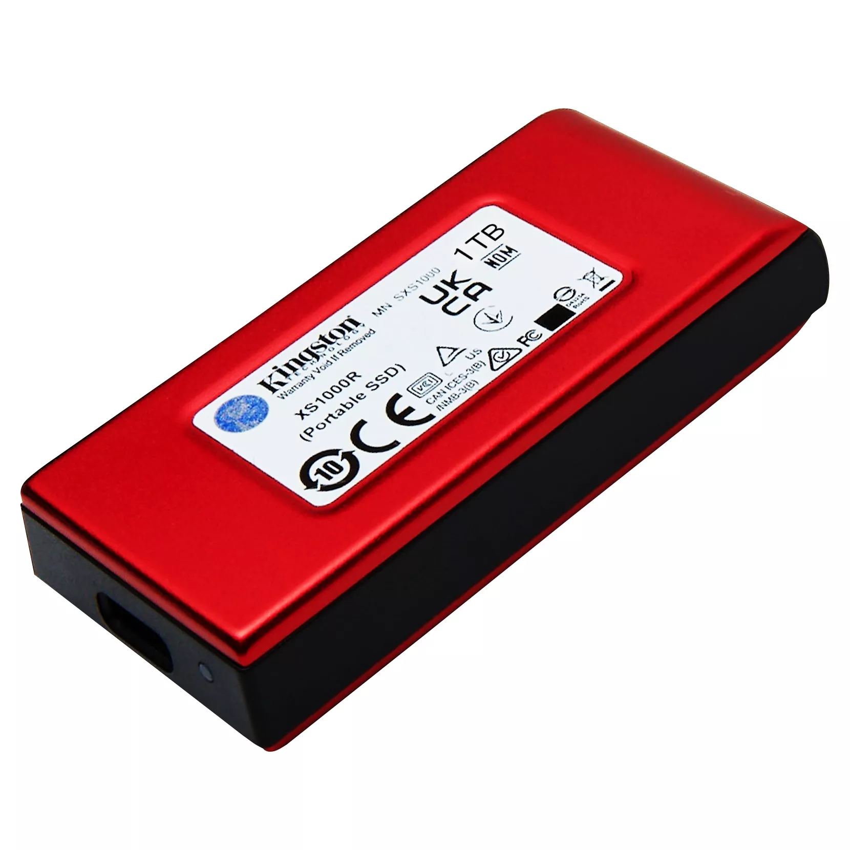 Disco duro SSD externo 1Tb Kingston XS1000R USB 3.2 Rojo