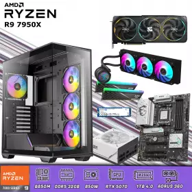 CPU Gamer Ryzen 9 7950X | 32GB DDR5 | 1TB 4.0 | RTX 5070