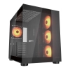 Case Cougar FV150 RGB ATX Vidrio templado Negro / 4 ventiladores Case Cougar FV150 RGB ATX Vidrio templado Negro / 4 ventiladores