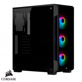 Case Corsair iCUE 220T RGB / Vidrio templado / 4 ventiladores