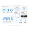 Extensor DECO TP-Link X50-PoE Wifi 6 Mesh AX3000 2 PACK