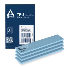 Pad Térmico ARCTIC TP-3 120x20x1.5mm azul 4 piezas
