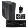 Case Quasad Combo C3151 Fuente 850W Teclado/Parlantes/Mouse