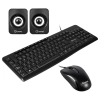 Case Quasad Combo C3151 Fuente 850W Teclado/Parlantes/Mouse