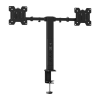 Soporte Brazo Klip Xtreme para 2 monitores KMM-510/ USB/USB-C/ 3 Salidas AC