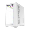 Case Gamemax HYPE-A / Vidrio templado / ARGB / 4 ventiladores Blanco
