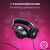 Audífonos Gamer Razer Kraken v4 X USB 7.1 Surround Negros