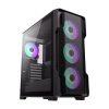 Case Gamemax Siege Black Vidrio templado/ ARGB / 4 ventiladores