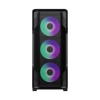 Case Gamemax Siege Black Vidrio templado/ ARGB / 4 ventiladores