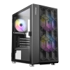 Case Antec NX200M mATX Vidrio templado 3 ventiladores