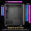 Case Antec NX200M mATX Vidrio templado 3 ventiladores
