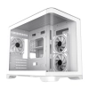 Case Gamemax HYPE-M / Vidrio templado / ARGB / 3 ventiladores Blanco